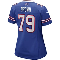 Women's Nike Ruben Brown Royal Buffalo Bills Game Retired Player Jersey