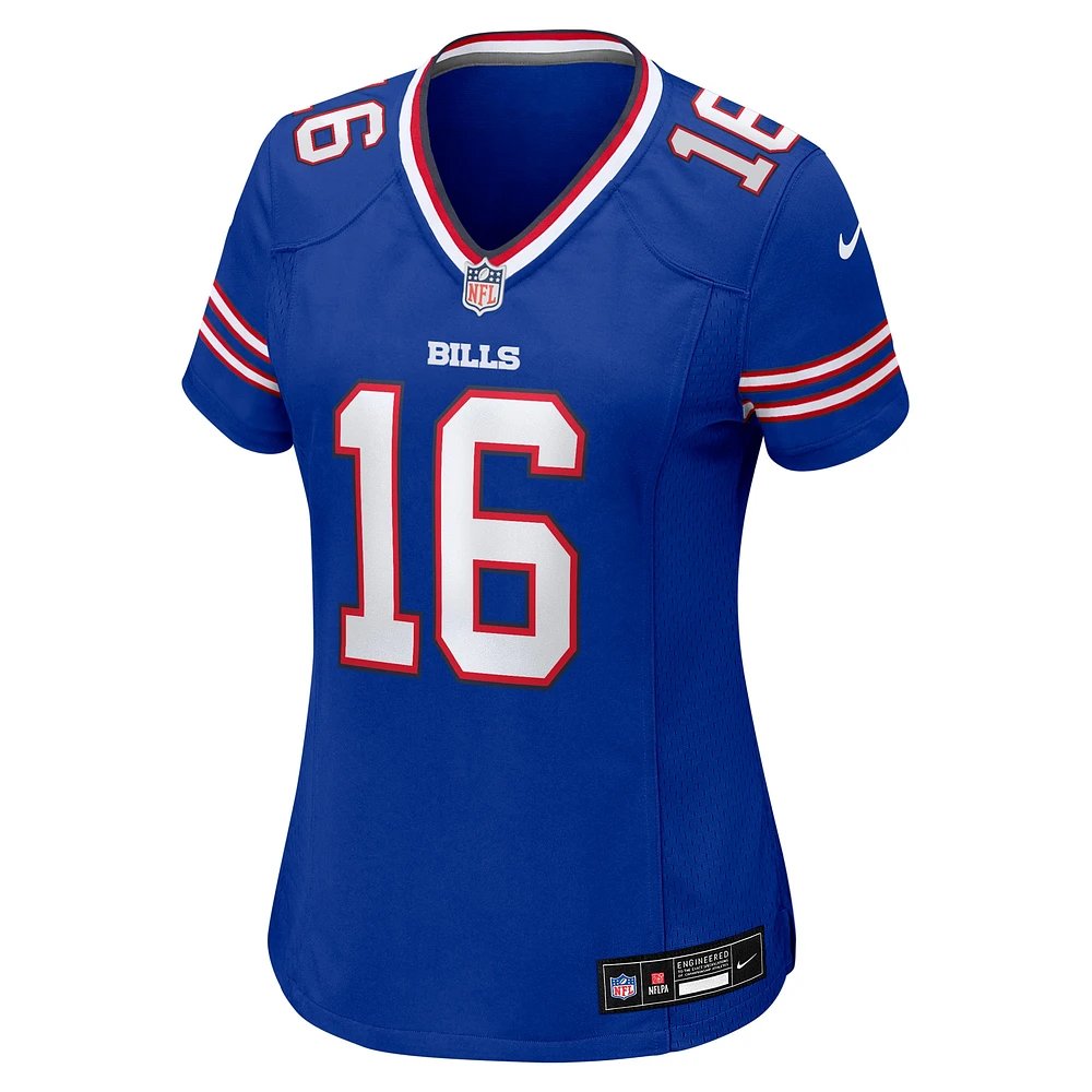 Maillot de joueur Nike Trent Sherfield Royal Buffalo Bills pour femme