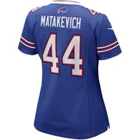 Women's Nike Tyler Matakevich Royal Buffalo Bills Game Player Jersey