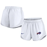 Short Nike Tempo Performance blanc Buffalo Bills pour femme