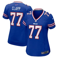 Women's Nike Will Clapp  Royal Buffalo Bills Team Game Jersey