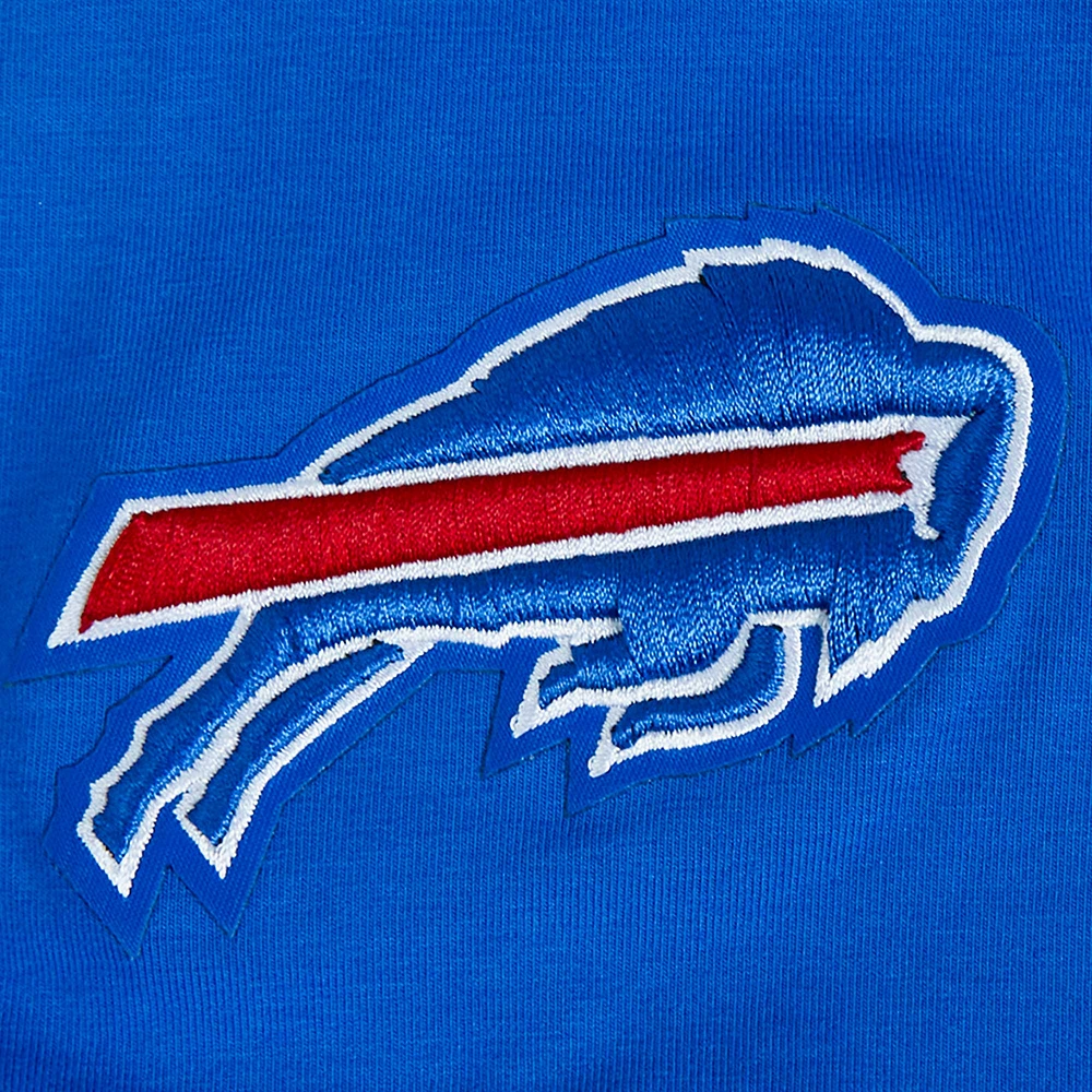 Women's Pro Standard Josh Allen Royal Buffalo Bills Player Name & Number Cropped Boxy T-Shirt