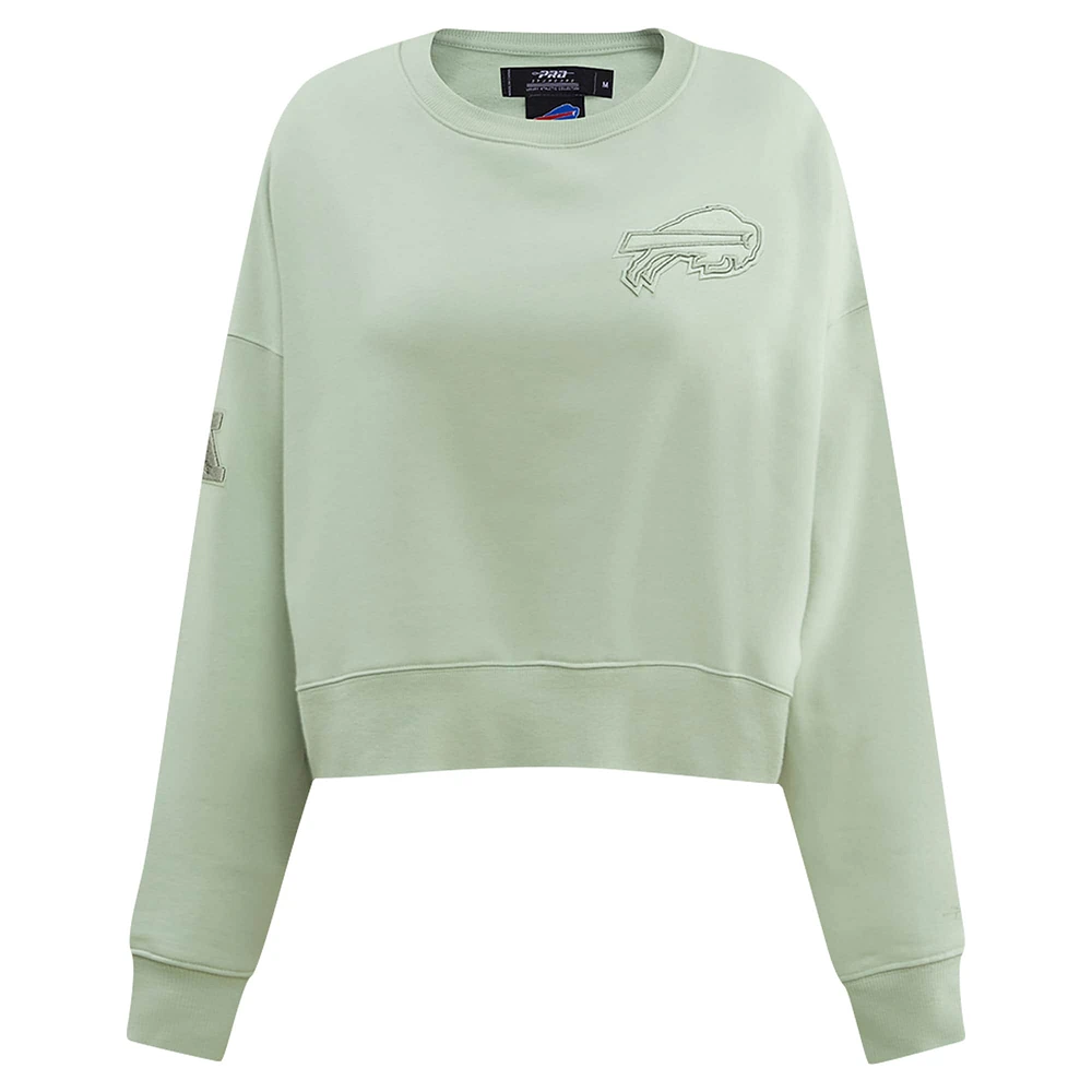 Women's Pro Standard  Olive Buffalo Bills Neutral Pullover Sweatshirt