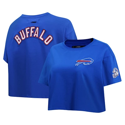 Women's Pro Standard Royal Buffalo Bills Boxy Cropped T-Shirt