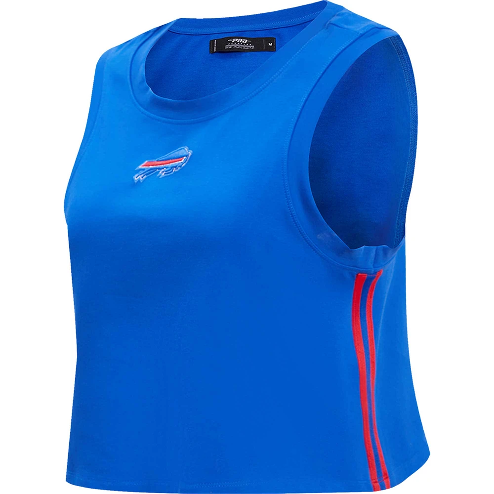 Débardeur court classique Pro Standard Royal Buffalo Bills Ombre Wordmark pour femmes