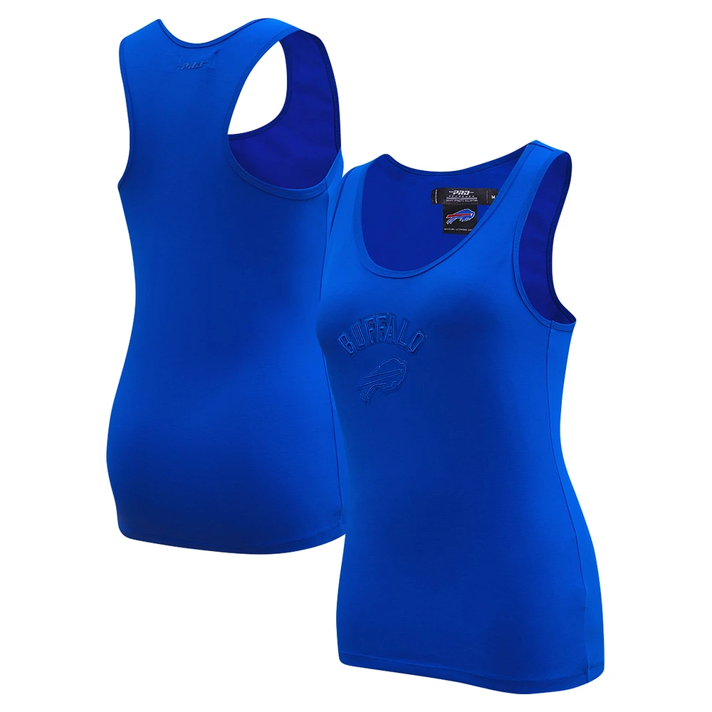 Women's Pro Standard Royal Buffalo Bills Triple Tonal Racerback Tank Top