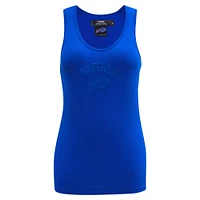 Women's Pro Standard Royal Buffalo Bills Triple Tonal Racerback Tank Top