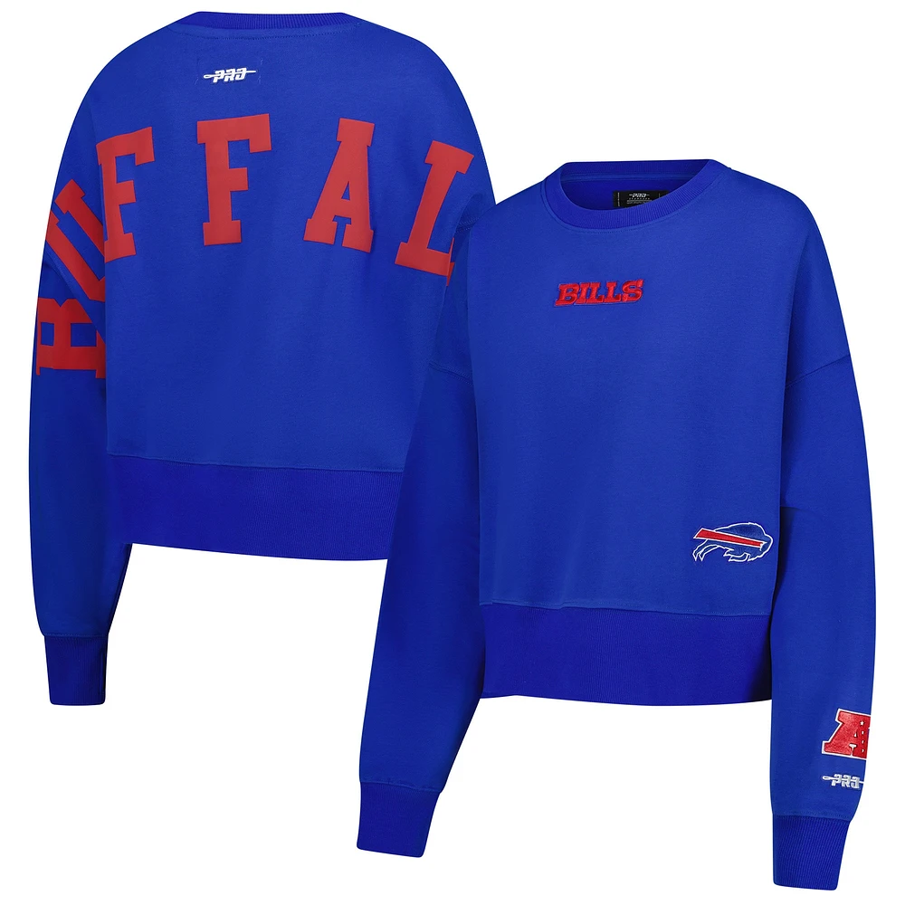 Sweat-shirt à enfiler Wingspan Pro Standard Royal Buffalo Bills pour femme