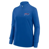 Veste à glissière quart de tour Velocity Royal Buffalo Bills pour femme