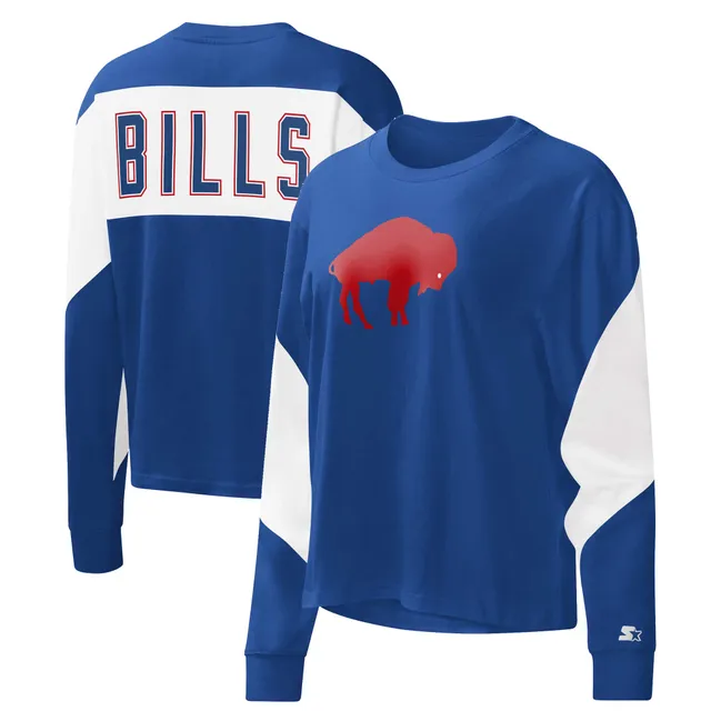 Lids Buffalo Bills Pro Standard Women's Cropped Boxy T-Shirt