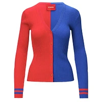 Women's STAUD Red/Royal Buffalo Bills Cargo Sweater