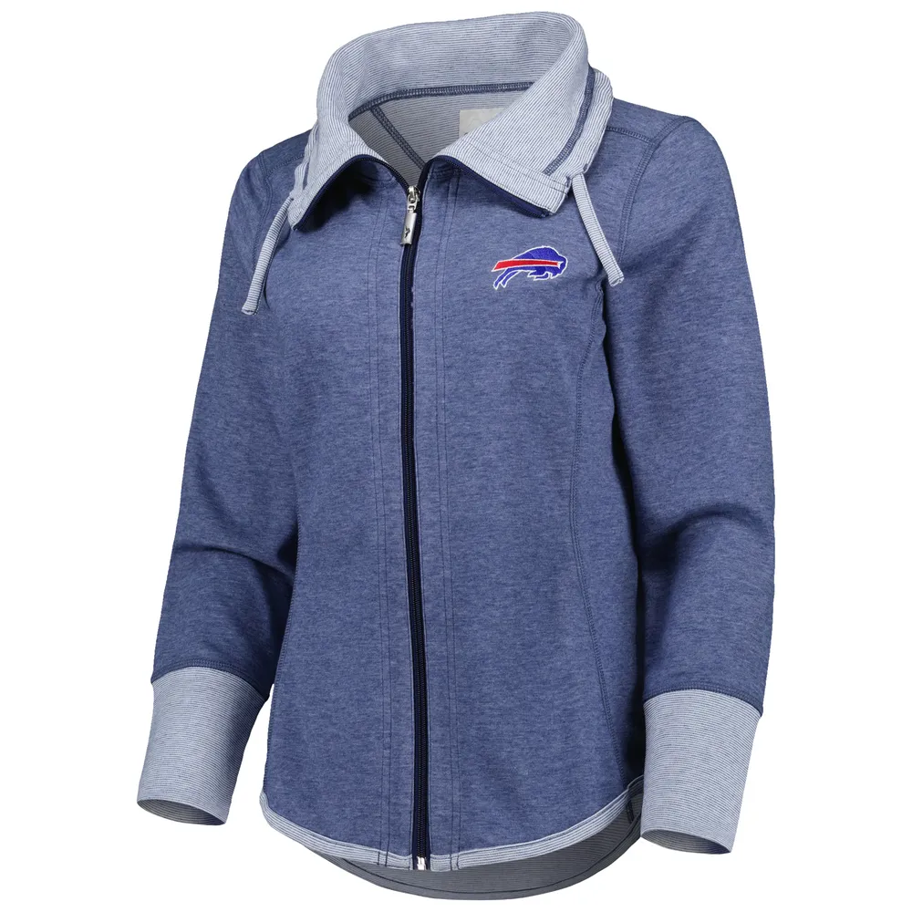 Sweat Tommy Bahama Heathered Royal Buffalo Bills Sport Sun Fade Full-Zip pour femme