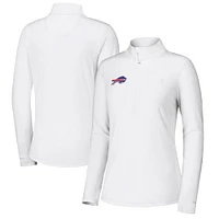 Women's Tommy Bahama Navy Buffalo Bills Sport Playa Vista Quarter-Zip Jacket