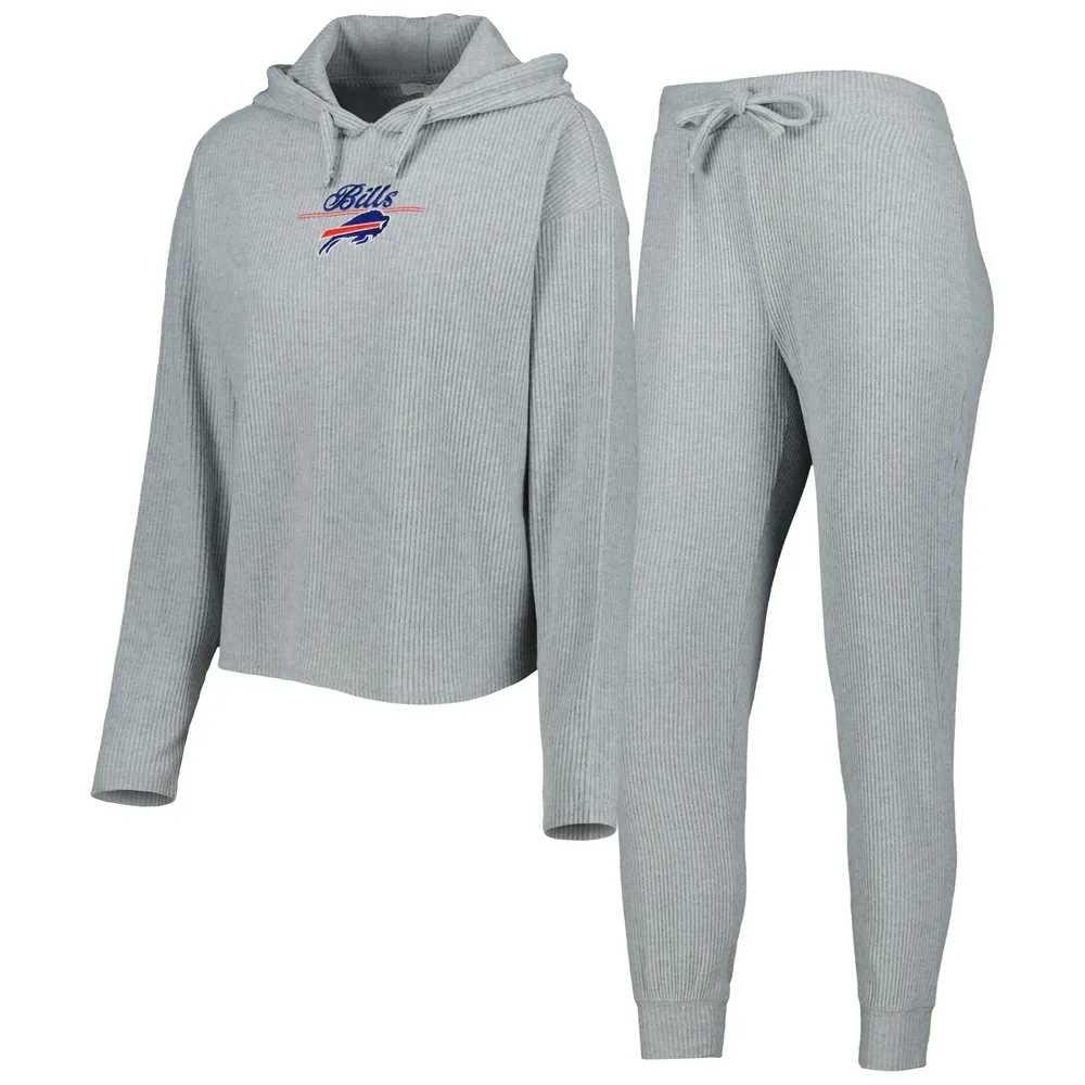 Buffalo Bills WEAR by Erin Andrews Women's Domestic Pullover Sweatshirt -  White