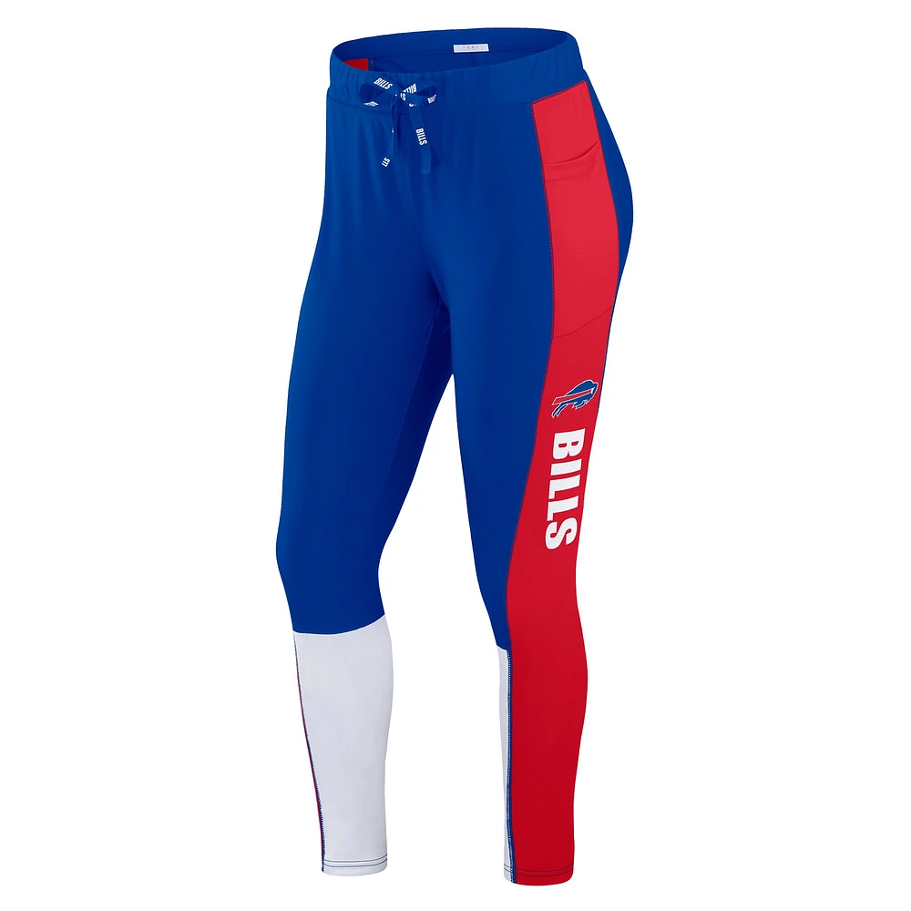 Leggings à blocs de couleurs Buffalo Bills Royal/Red pour femmes WEAR by Erin Andrews