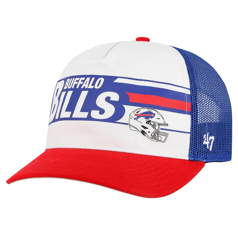 Casquette ajustable pour jeunes Buffalo Bills blanche/rouge '47