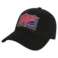 Youth Black Buffalo Bills Retro Wooly Adjustable Hat