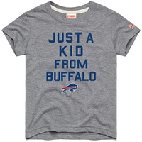 Youth Homage  Gray Buffalo Bills Just a Kid Tri-Blend T-Shirt