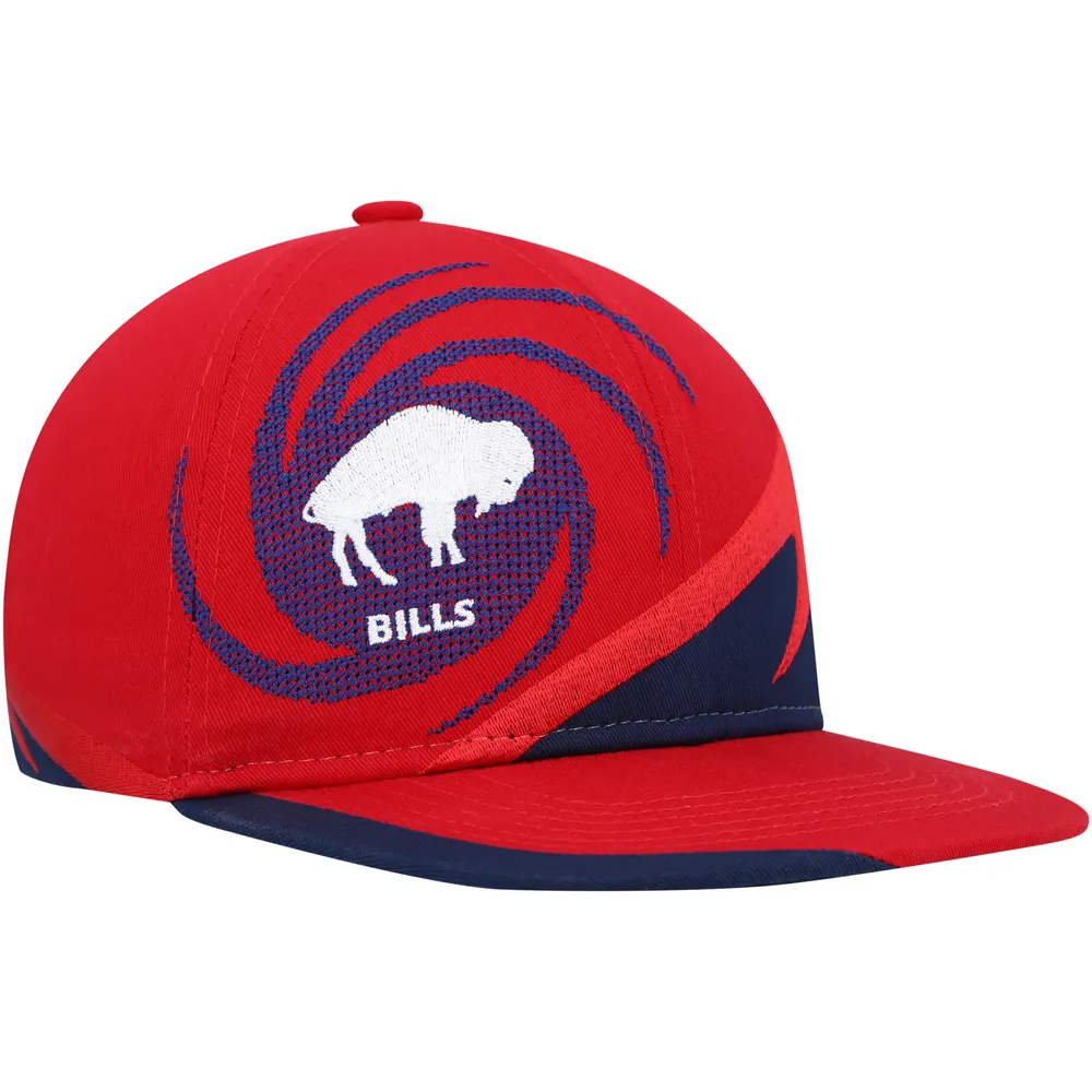 Mitchell & Ness Youth Mitchell & Ness Red/Royal Buffalo Bills Spiral Snapback  Hat