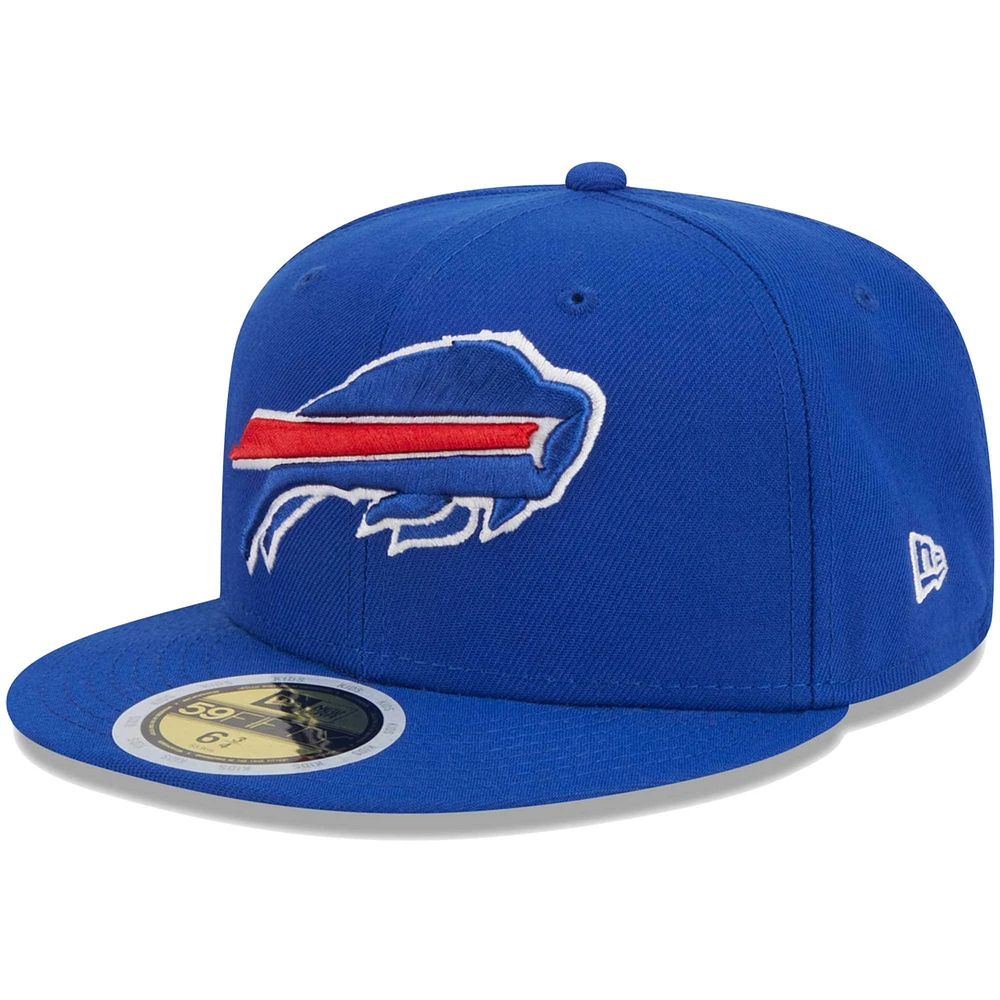 Casquette ajustée 59FIFTY Royal Buffalo Bills Main New Era pour jeune