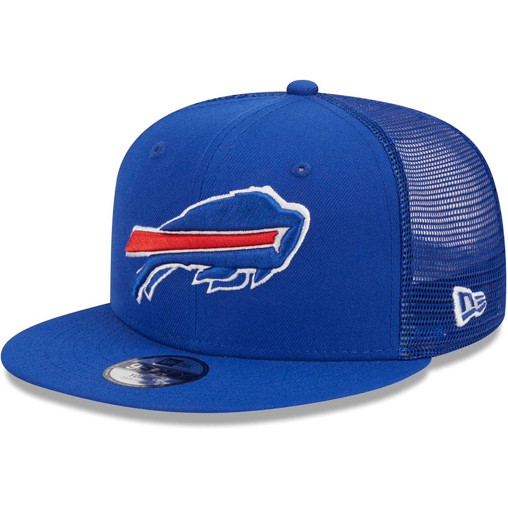 Casquette Snapback 9FIFTY Royal Buffalo Bills Main Trucker New Era pour jeune