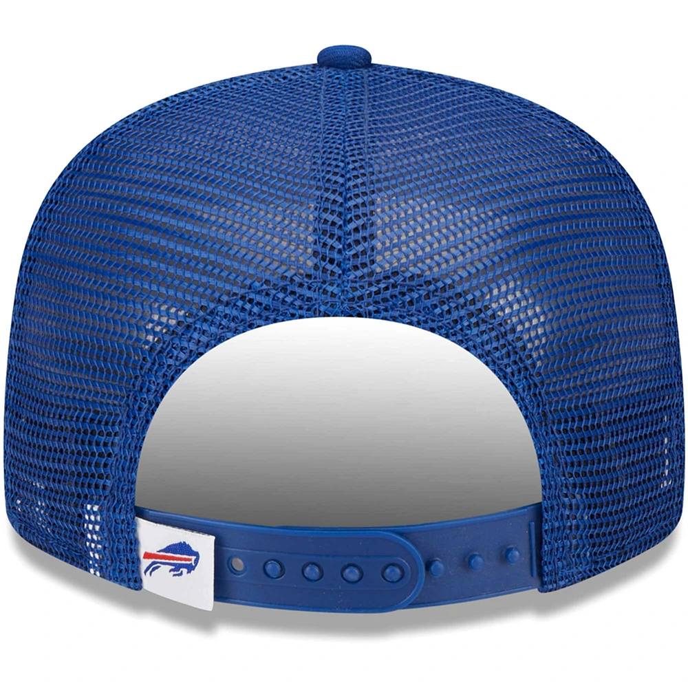 Casquette Snapback 9FIFTY Royal Buffalo Bills Main Trucker New Era pour jeune