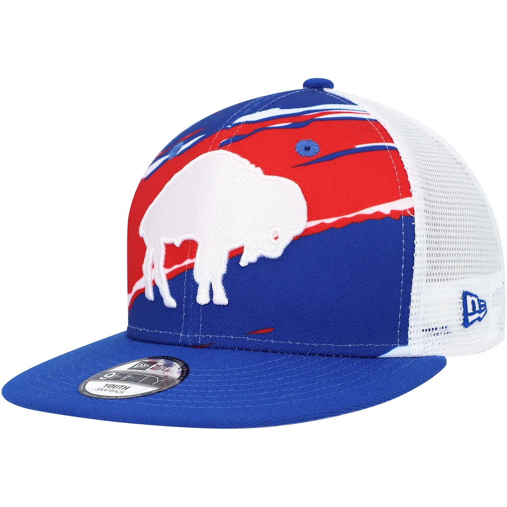 Casquette Snapback 9FIFTY Royal Buffalo Bills Tear New Era pour jeune