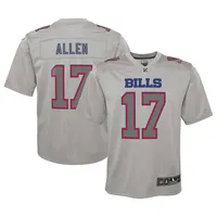 Maillot de jeu Atmosphere Buffalo Bills Nike Josh Allen gris pour jeune