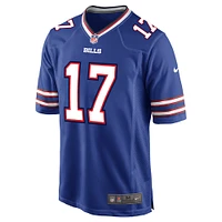 Maillot de match Nike Josh Allen Royal Buffalo Bills pour jeunes