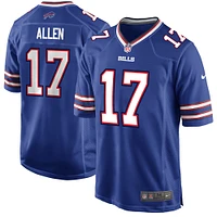 Maillot de match Nike Josh Allen Royal Buffalo Bills pour jeunes