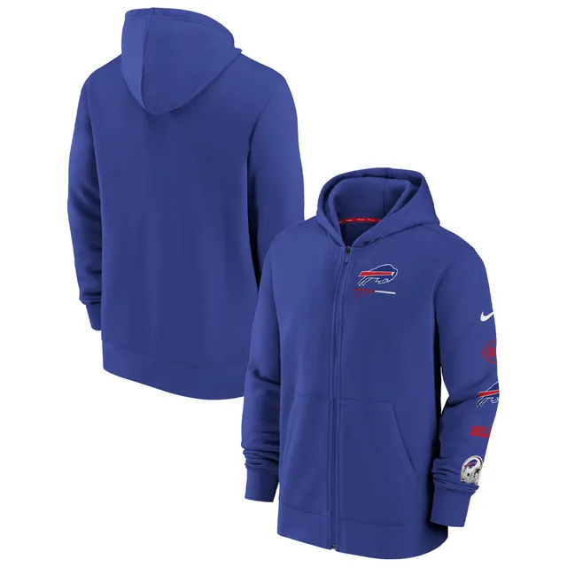 Buffalo Bills Nike Performance Sideline Lockup Full-Zip Hoodie - Royal