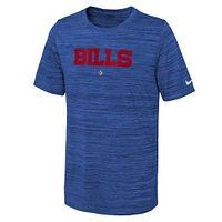 Youth Nike Royal Buffalo Bills Team Sideline Velocity Performance T-Shirt