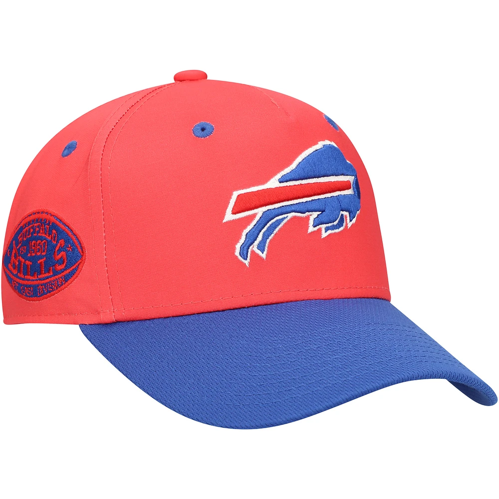 Casquette ajustable structurée précourbée Pro-Sport pour jeunes, rouge/Royal Buffalo Bills