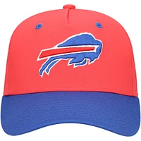 Casquette ajustable structurée précourbée Pro-Sport pour jeunes, rouge/Royal Buffalo Bills