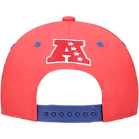 Casquette ajustable structurée précourbée Pro-Sport pour jeunes, rouge/Royal Buffalo Bills