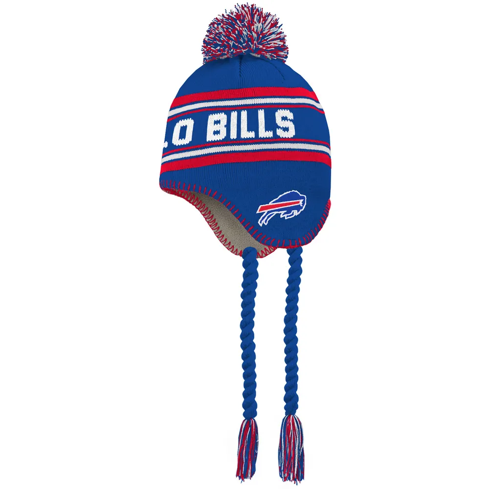 buffalo bills winter hat with pom pom