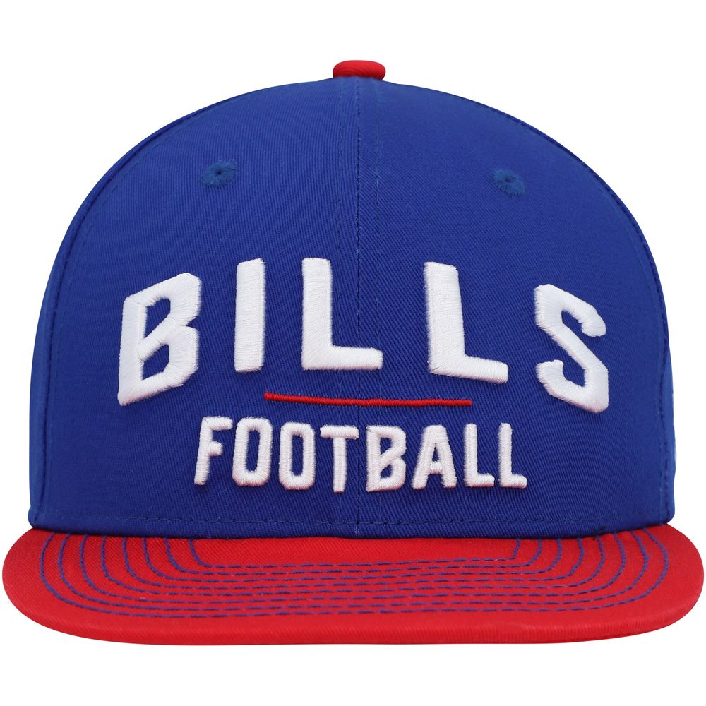 Outerstuff Youth Royal/Red Buffalo Bills Lock Up Snapback Hat