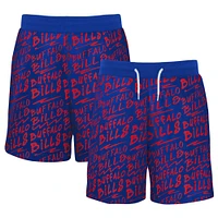 Youth Royal Buffalo Bills Super French Terry Shorts