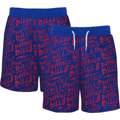 Josh Allen Buffalo Bills Youth Name & Number Player Shorts - Royal