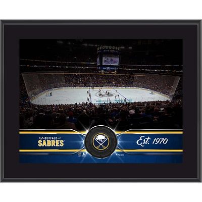 Plaque d'équipe sublimée Buffalo Sabres 10,5" x 13"