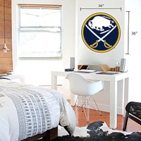 Buffalo Sabres - 36'' x 36'' Team Repositional Vinyl Wall Decal