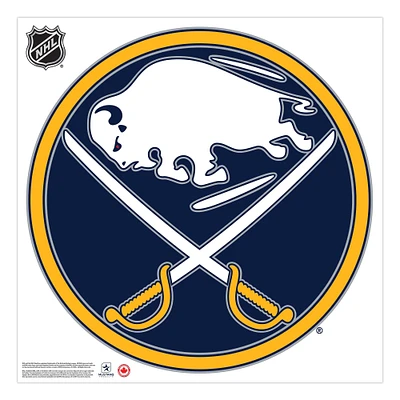 Buffalo Sabres - 36'' x 36'' Team Repositional Vinyl Wall Decal