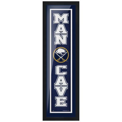 Buffalo Sabres - 6'' x 22'' Man Cave Framed Sign