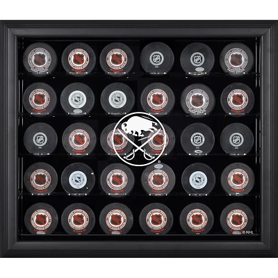 Buffalo Sabres Black Framed (2020-Present) 30-Puck Display Case
