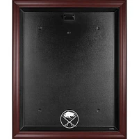 Buffalo Sabres Mahogany Framed (2020-Present) Logo Jersey Display Case