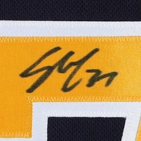 Casey Mittelstadt Buffalo Sabres Autographed Blue Adidas Authentic Jersey with "NHL Debut 3/29/18" Inscription