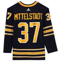 Casey Mittelstadt Buffalo Sabres Autographed Blue Adidas Authentic Jersey