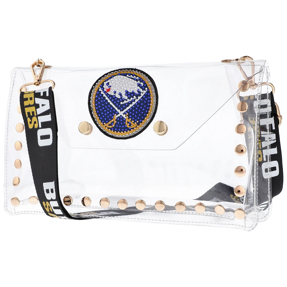 Cuce Buffalo Sabres Crystal Clear Envelope Crossbody Bag