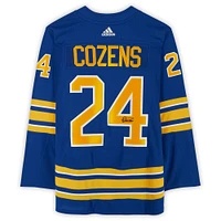 Dylan Cozens Buffalo Sabres Autographed Royal Adidas Authentic Jersey