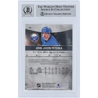 JJ Peterka Buffalo Sabres Autographed 2021-22 Skybox Metal Universe Spectrum #186 Beckett Fanatics Witnessed Authenticated 9/10 Rookie Card